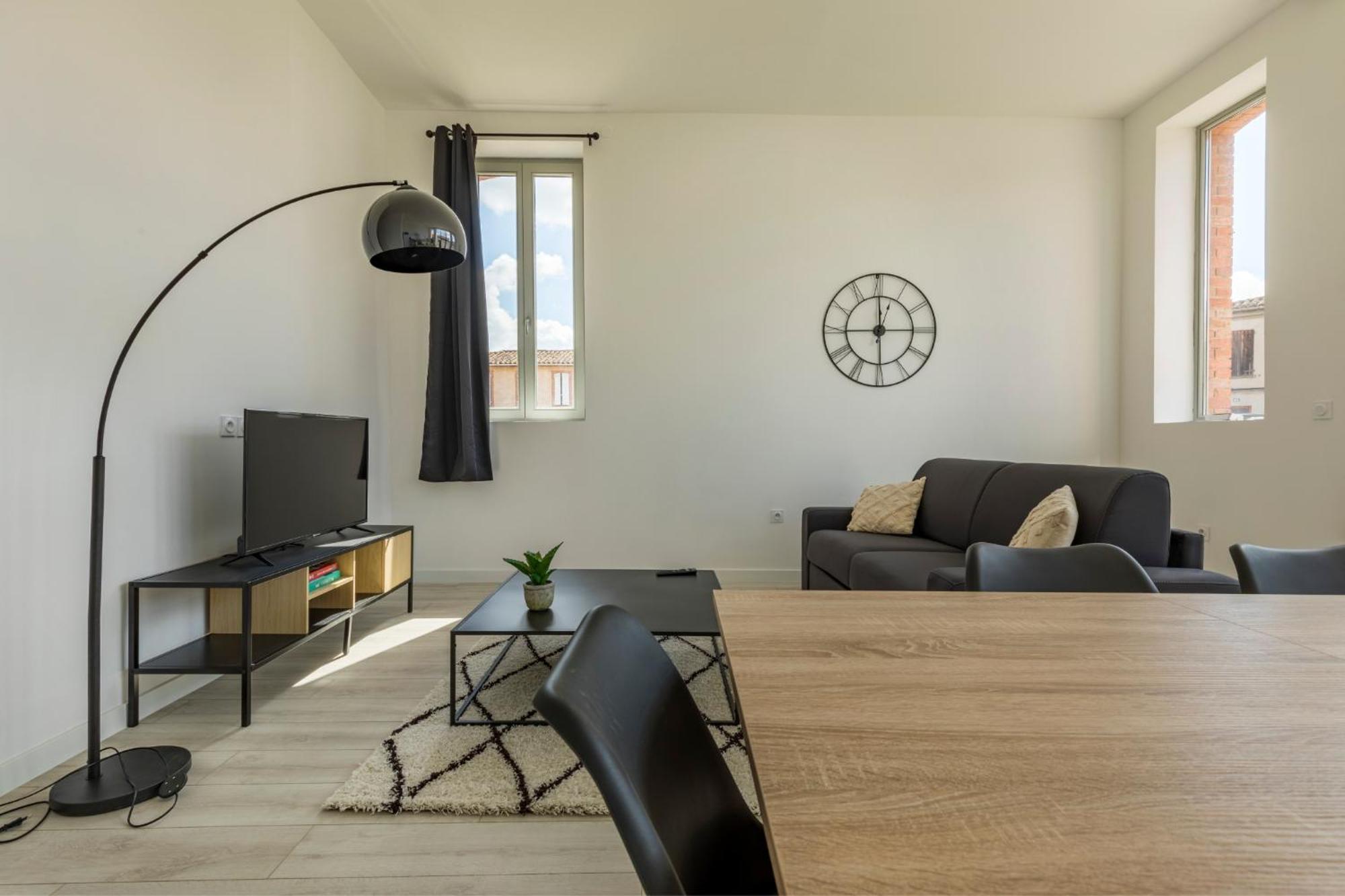 Le sicre - T3 lumineux avec 2 chambres et 1 canapé lit Castelsarrasin Extérieur photo
